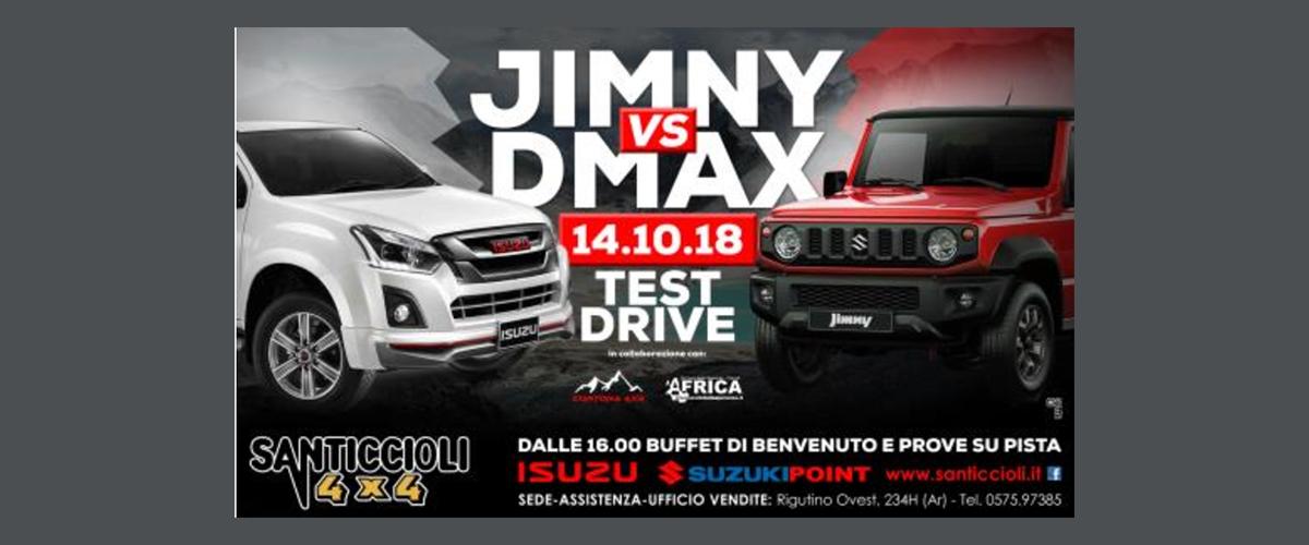 Testa a testa tra Isuzu D Max e Suzuki Jimny da Santiccioli 4x4